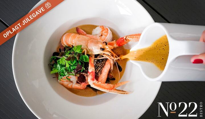 Sublim 3-retters menu på No 22 Bistro