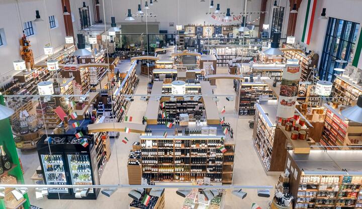 Oplev landets største italienske gourmet-supermarked: Supermarco