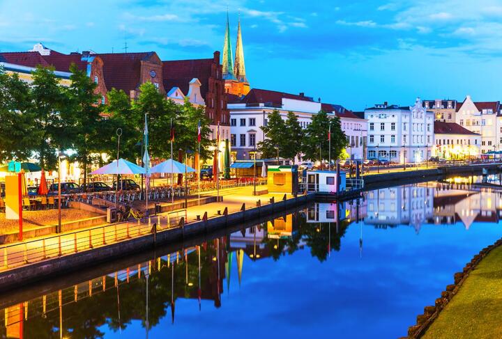 Bo på flot, 4-stjernet hotel i Lübeck inkl. 3-retters middag og 2 nætter