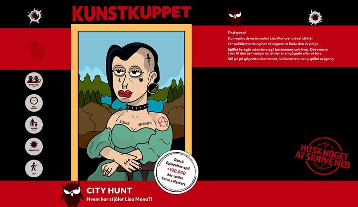 Mysterieløsning i alle byer - op til 6 personer!