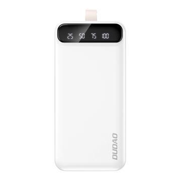 Dudao K8s+ Power Bank 30000mAh - 2x USB / USB-C, LED-lys