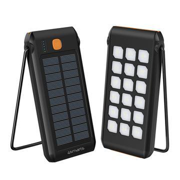 4smarts TitanPack Flex Solar Power Bank 10000mAh med SOS-funksjon