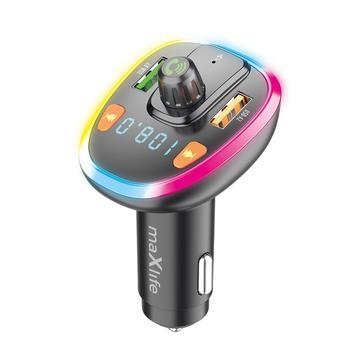 Maxlife MXFT-03 Bluetooth FM-lähetin USB-latausportilla