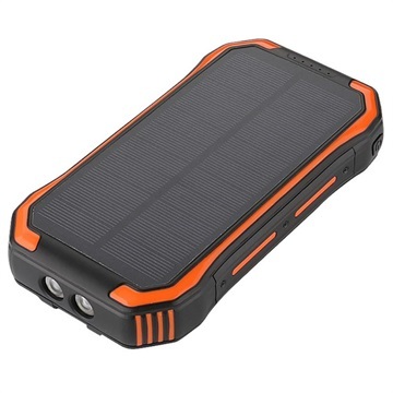 Vattenresistent Powerbank m. Solpanel