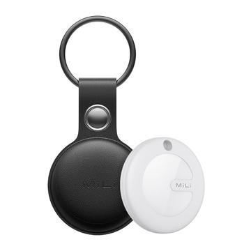 MiLi HD-P16 Bluetooth Tracker / Keyfinder för iOS med nyckelring i läder