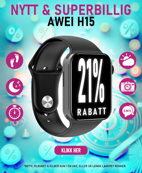 Awei H15 Vanntett smartklokke