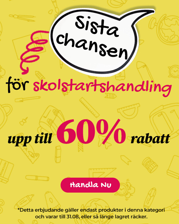 Skolstart - upp till 60% rabatt