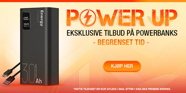 Spesialrabatter på powerbanks