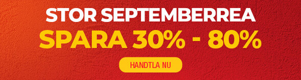 Stora September Rea: Spara 30% till 80%