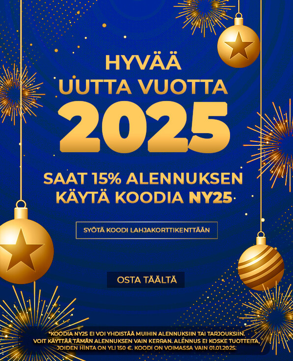 Käytä koodia NY25