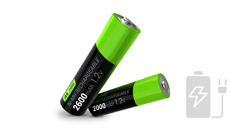 Oppladbare Batterier